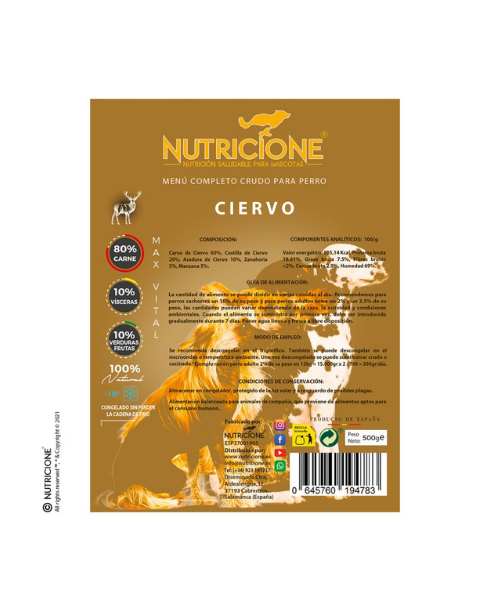 Menu de cèrvol🦌 - Nutricione - Imatge 3